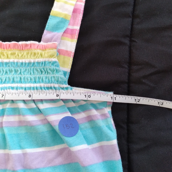 Children's Place Girls Rainbow Tanktop Striped Sleeveless Top Size 5 - Picture 8 of 16